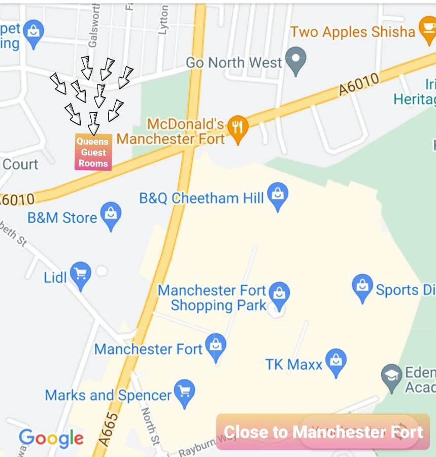 Queens Rooms, A Perfect Stay, Next To Shopping Parks And Central Manchester Extérieur photo